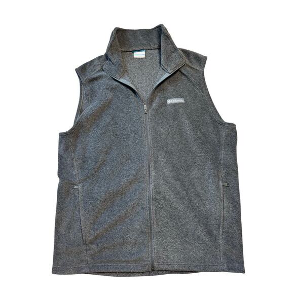 Gray Columbia Fleece vest, Mens size XLT - TALL - Picture 1 of 6